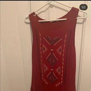 Red Francesca’s dress